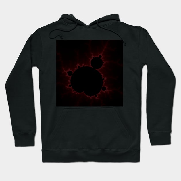 Fractal Light - Red Mandelbrot Hoodie by mandelbrot